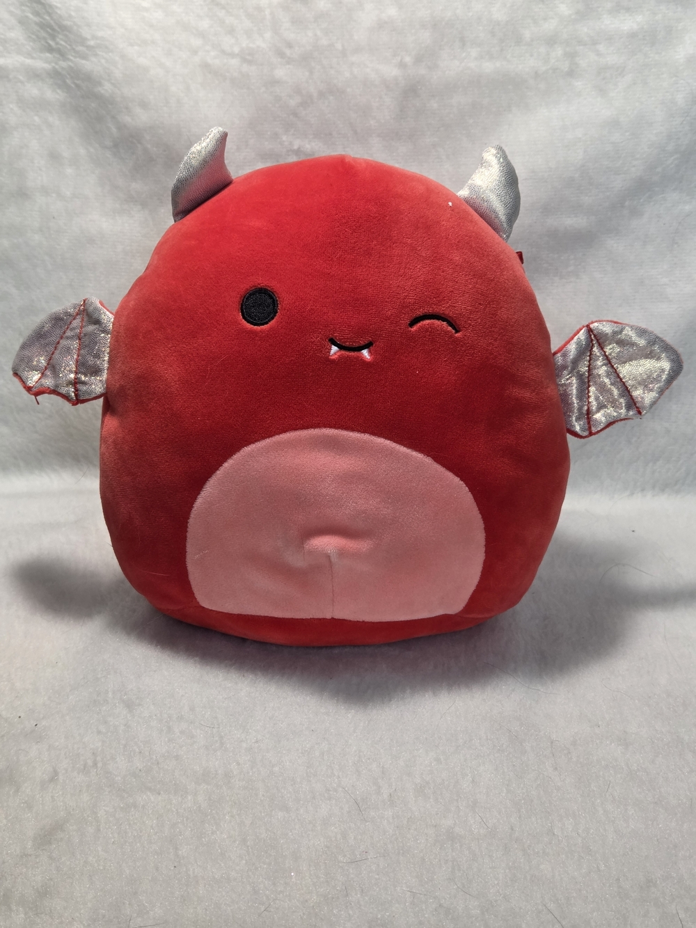 KARLIE Squishmallows 8" Red Devil Bat Winking Plush Halloween Squad NO HANGTAG